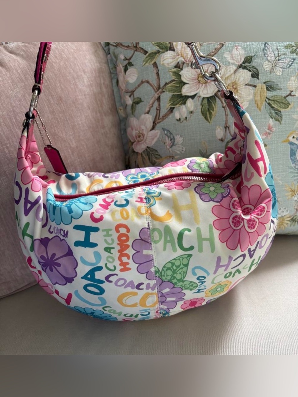 Vintage Coach Y2K poppy daisy